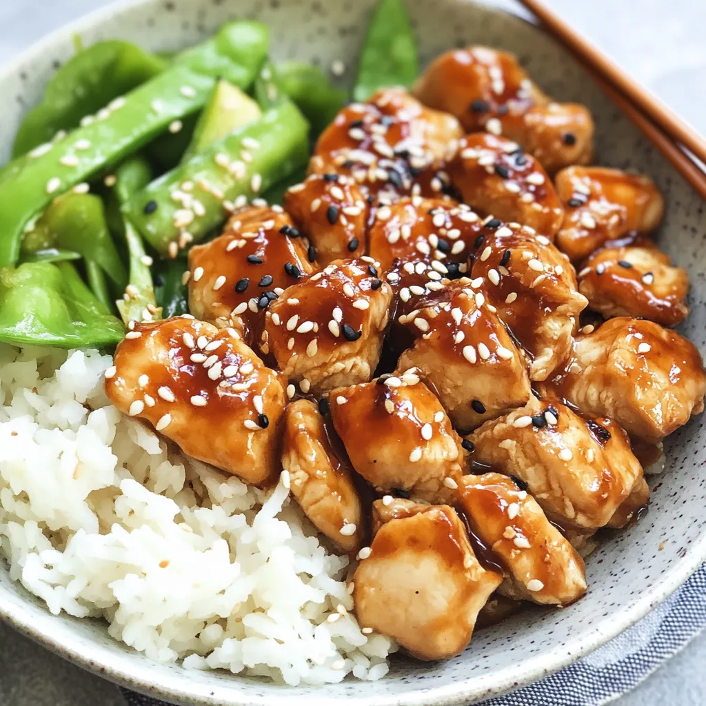 A bowl of food with rice and meat.