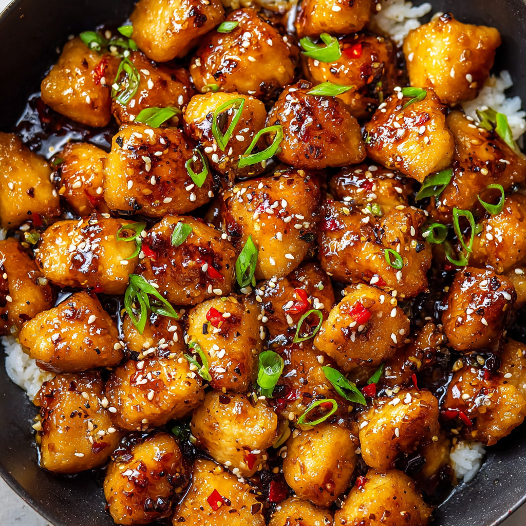 A bowl of chicken and rice.