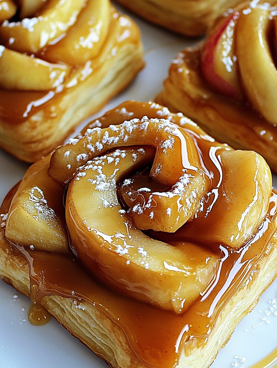 A pastry with a glaze on top.