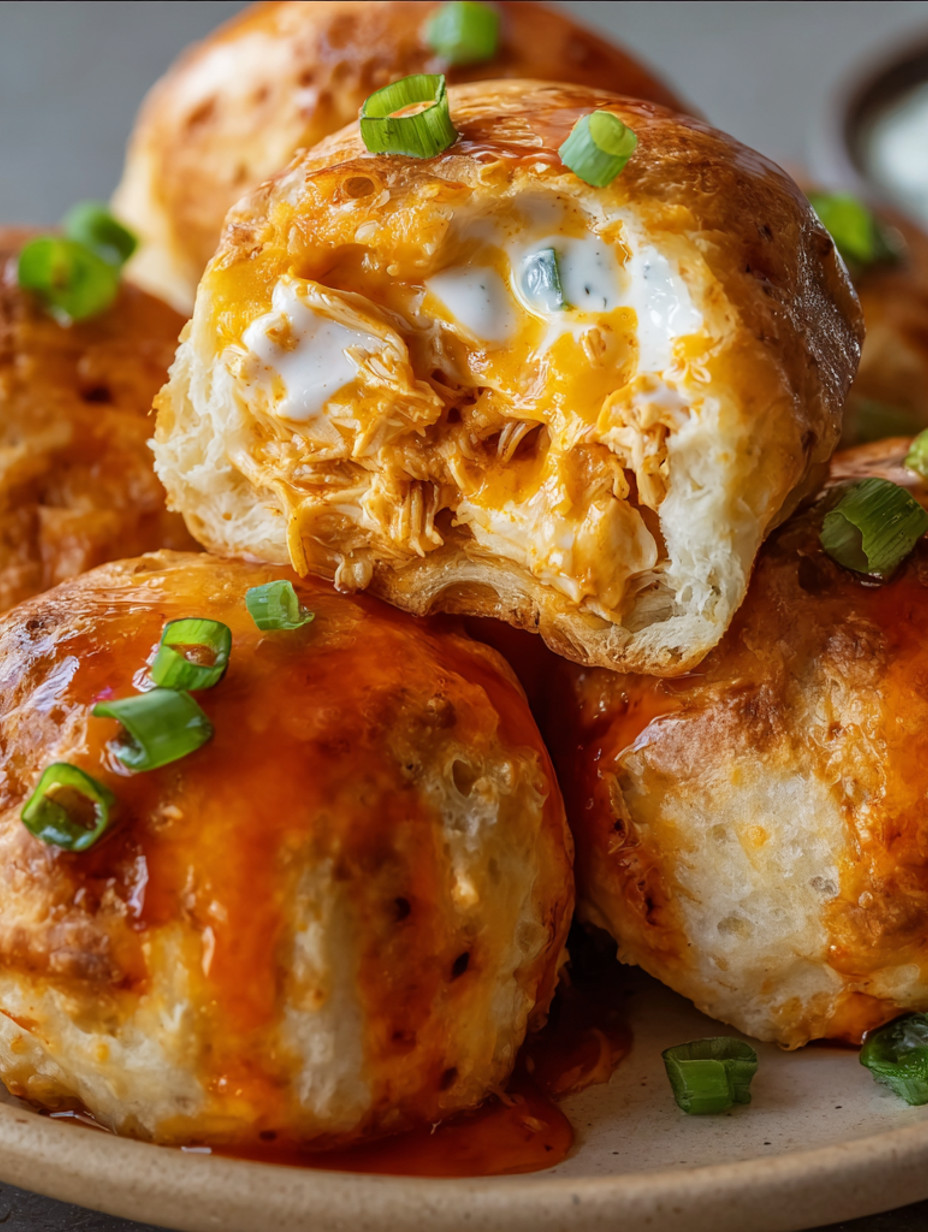 A plate of food with a sauce on it.