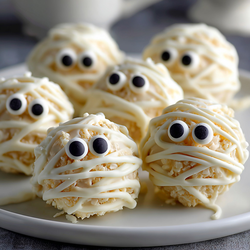 A plate of white cake with eyes.