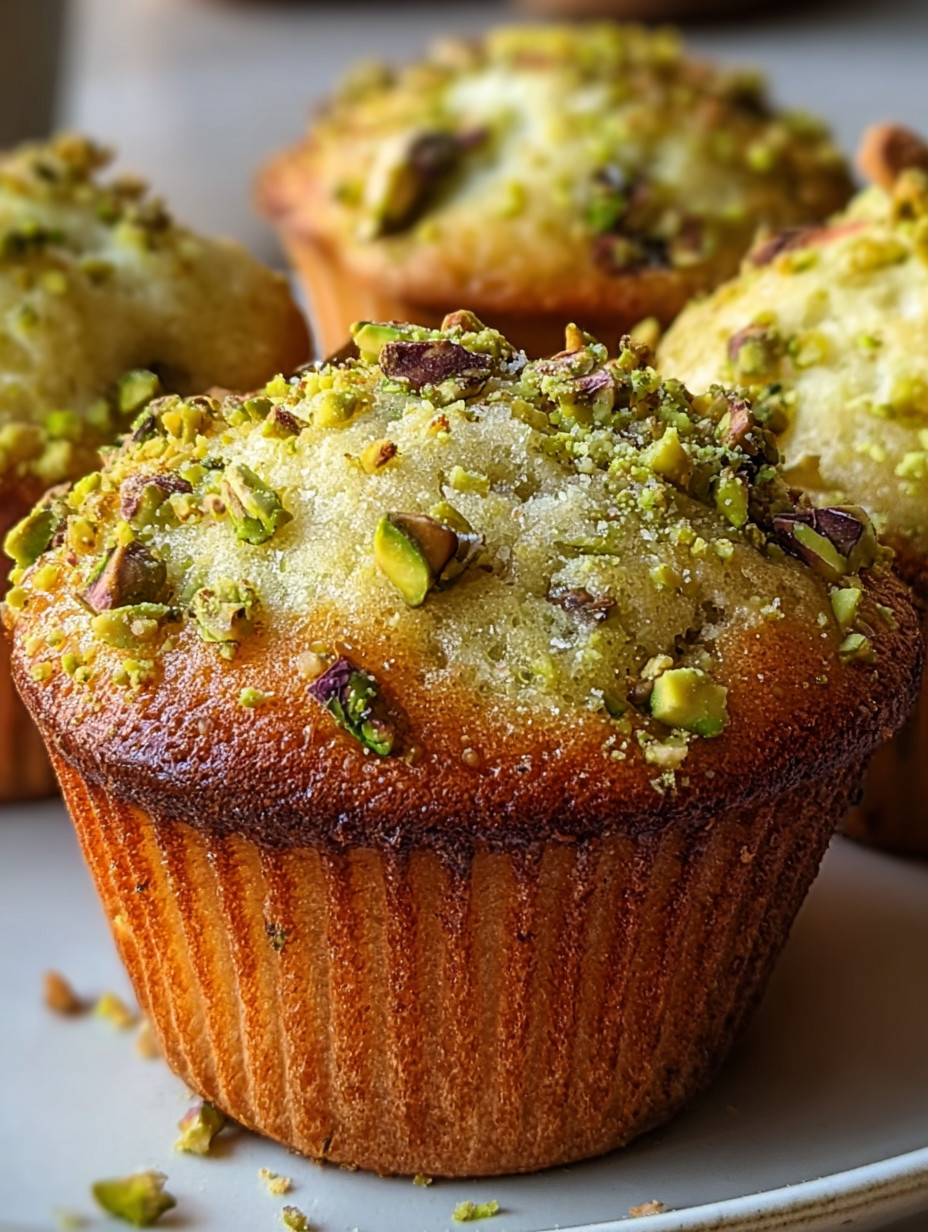 A cupcake with almonds on top.