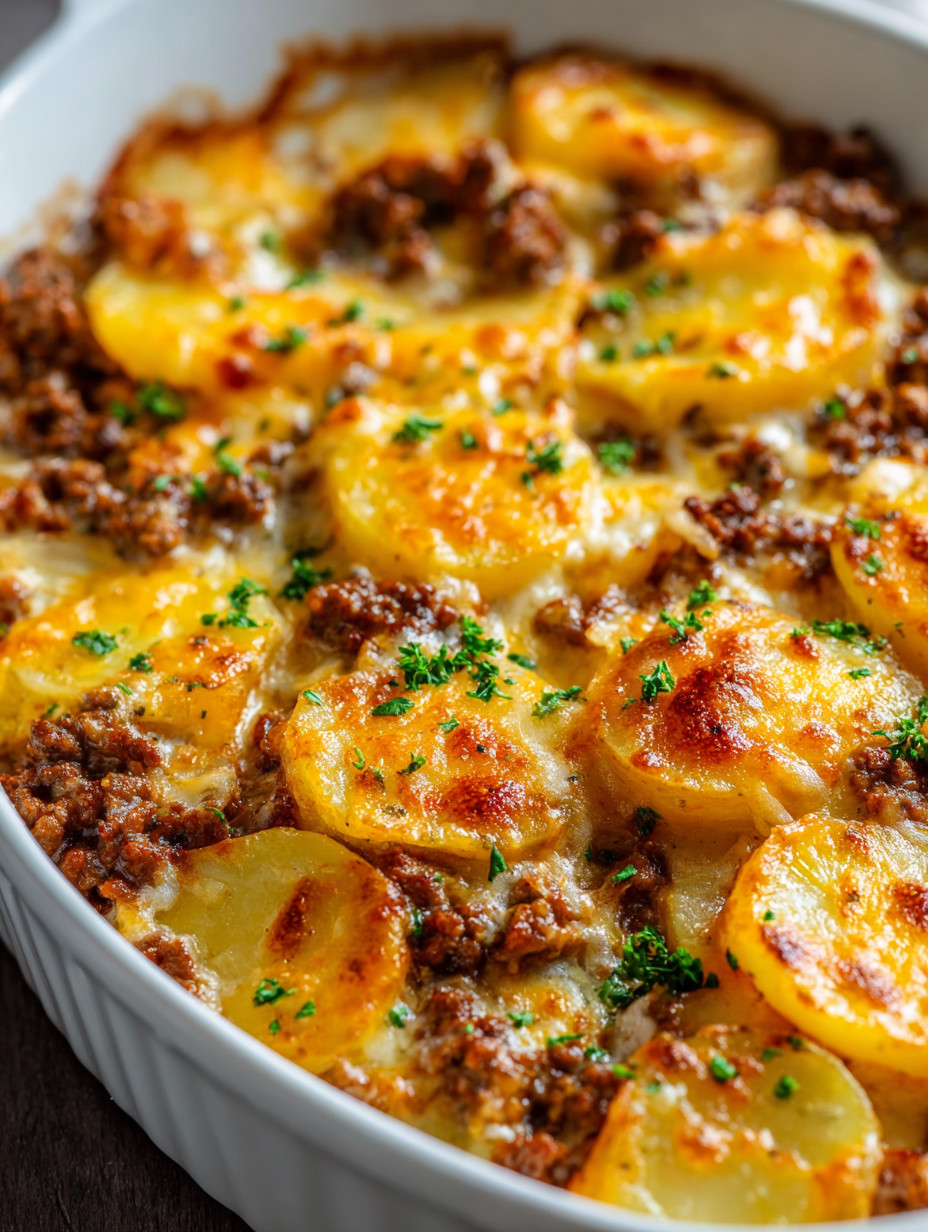 A bowl of food with a green herb on top.