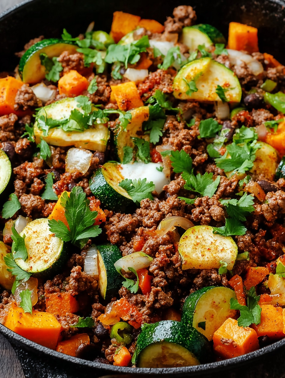 A bowl of meat and vegetables.
