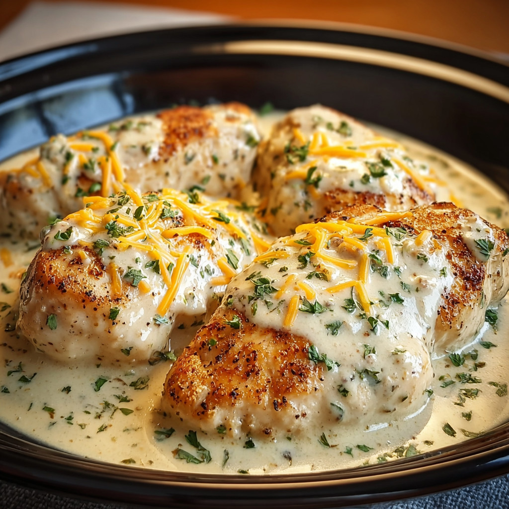 A bowl of food with cheese and chicken.