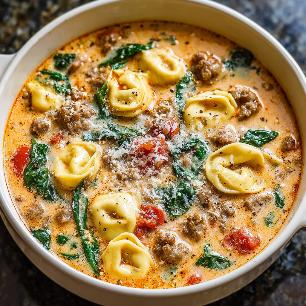 A bowl of pasta with meat and vegetables.