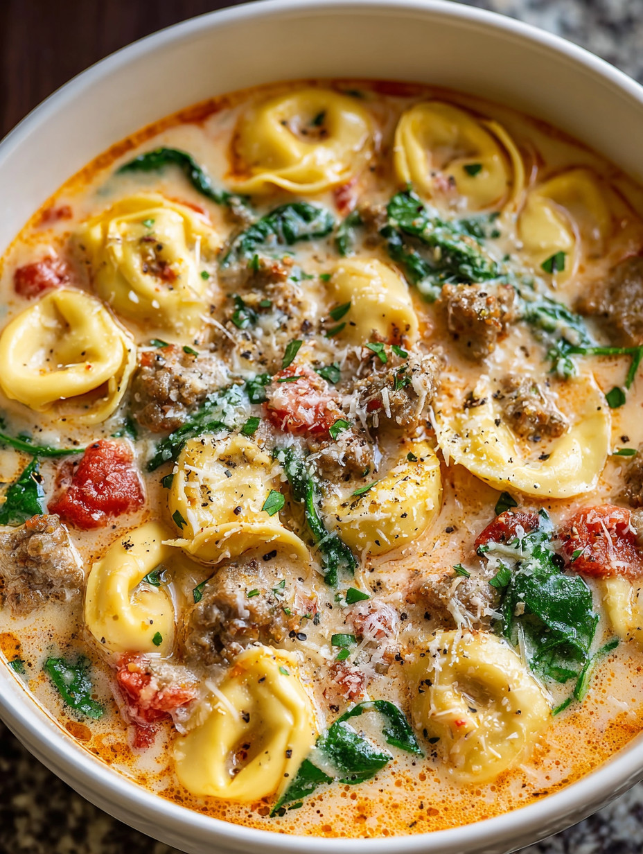 A bowl of pasta with meat and vegetables.