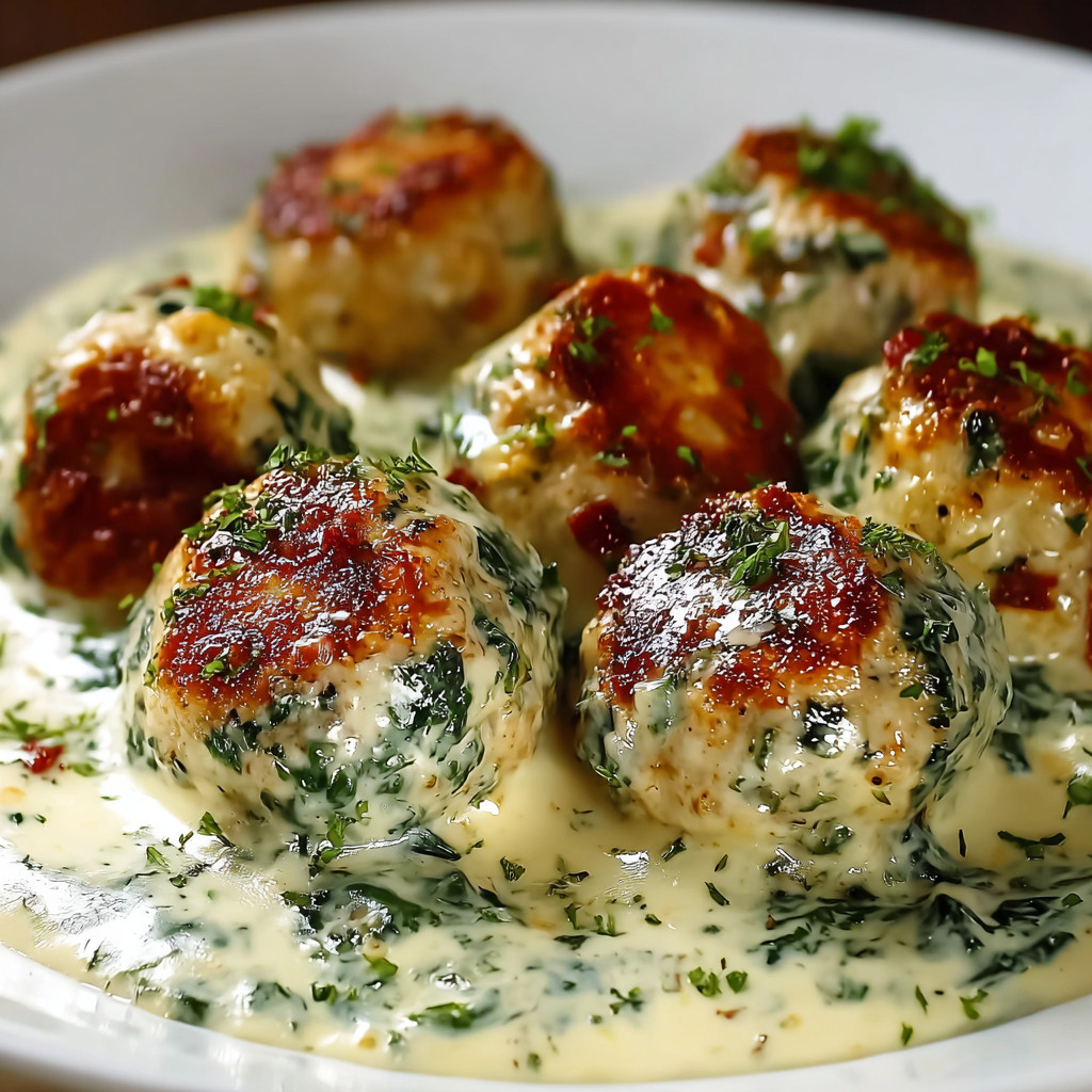 A plate of food with a white sauce.
