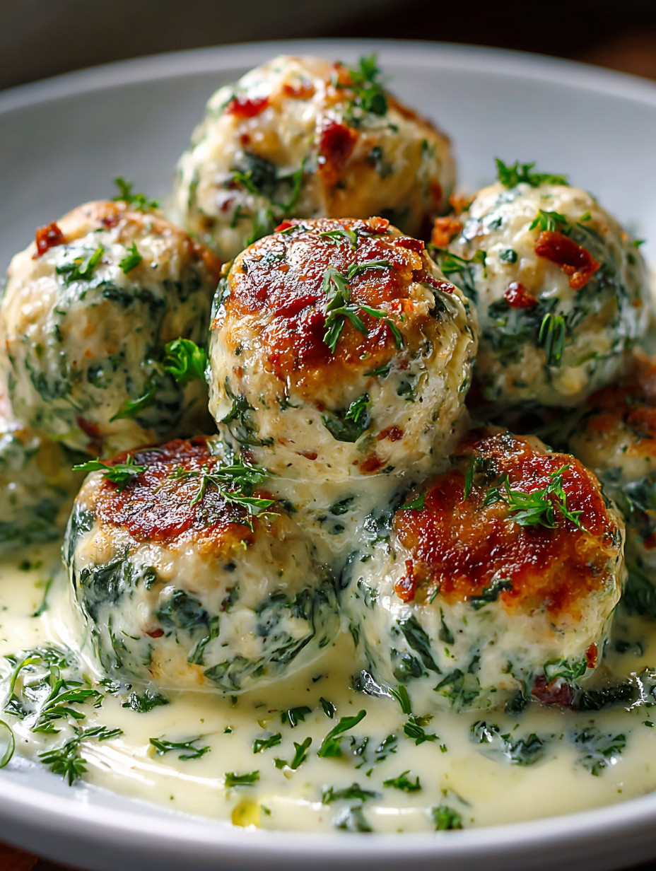 A plate of food with a sauce on it.