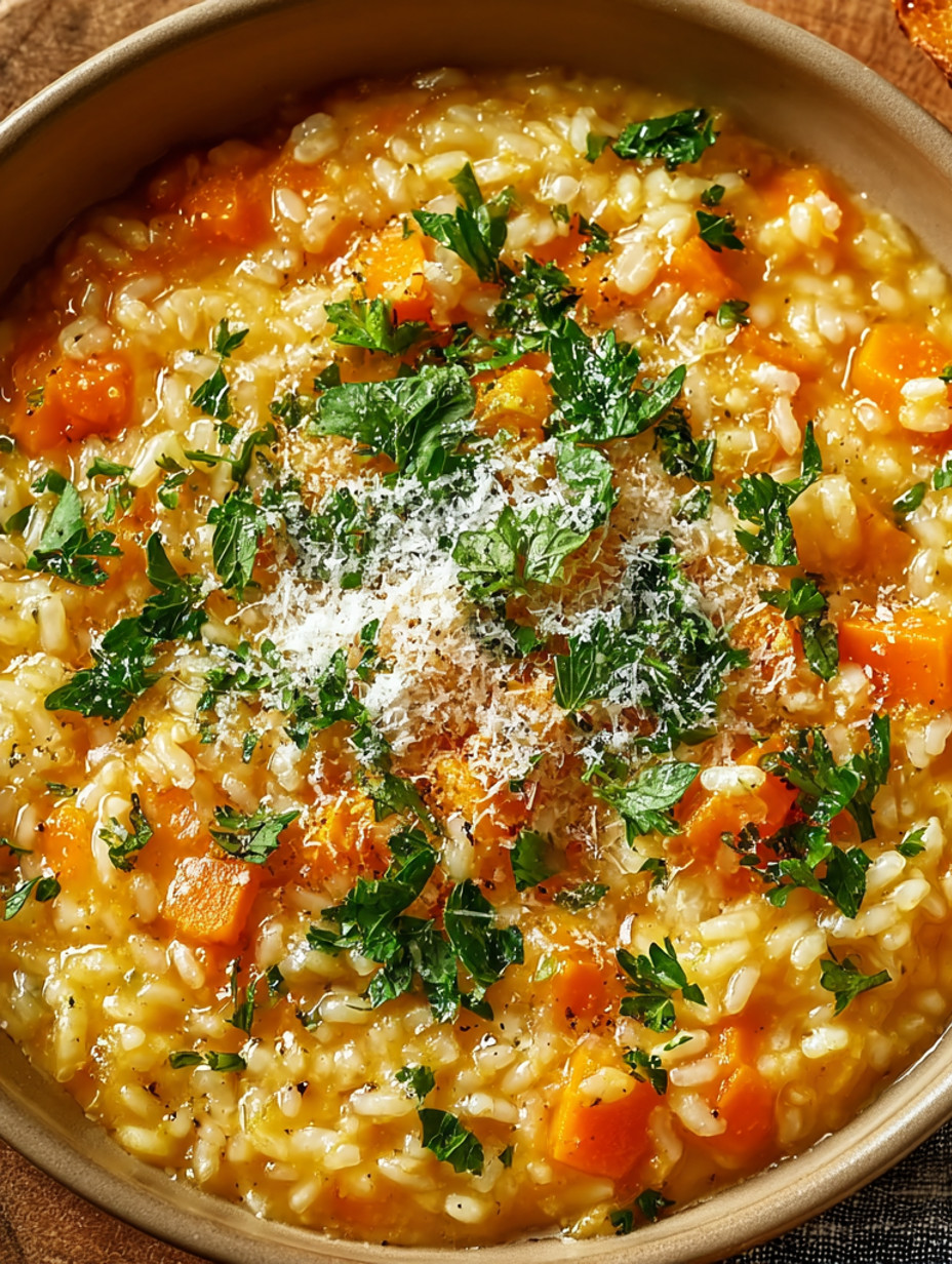 A bowl of rice with cheese and vegetables.