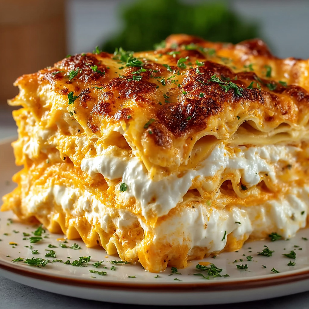 A plate of food with a green garnish.