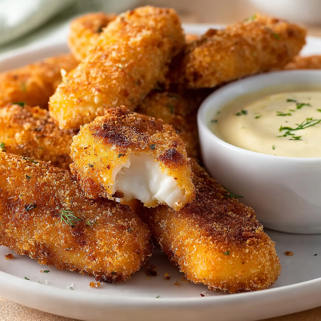 A plate of fried food with a bowl of dipping sauce.