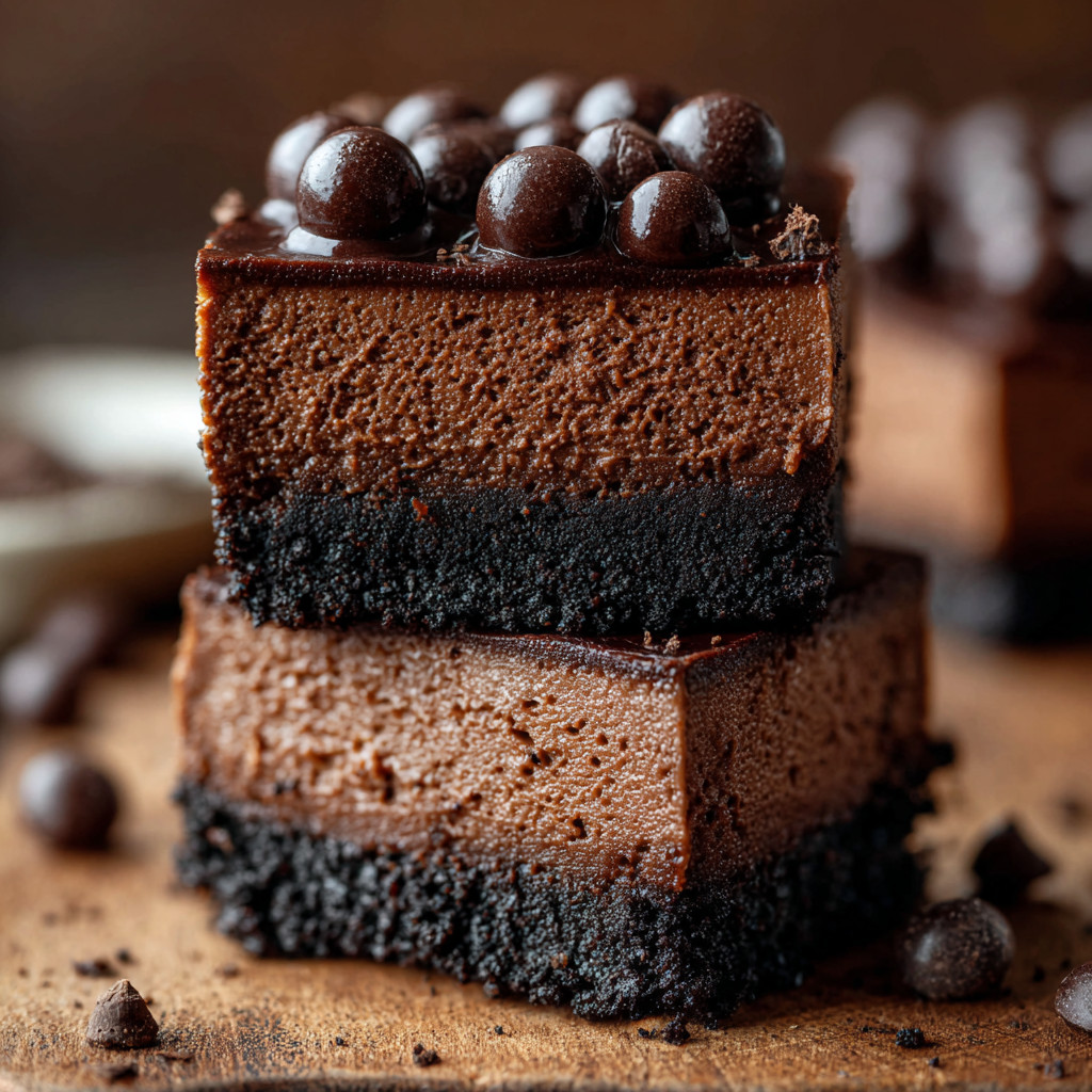 A slice of chocolate cake with chocolate chips.