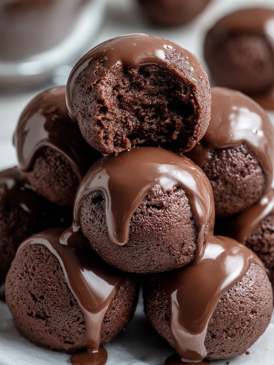 Chocolate cake with chocolate icing.