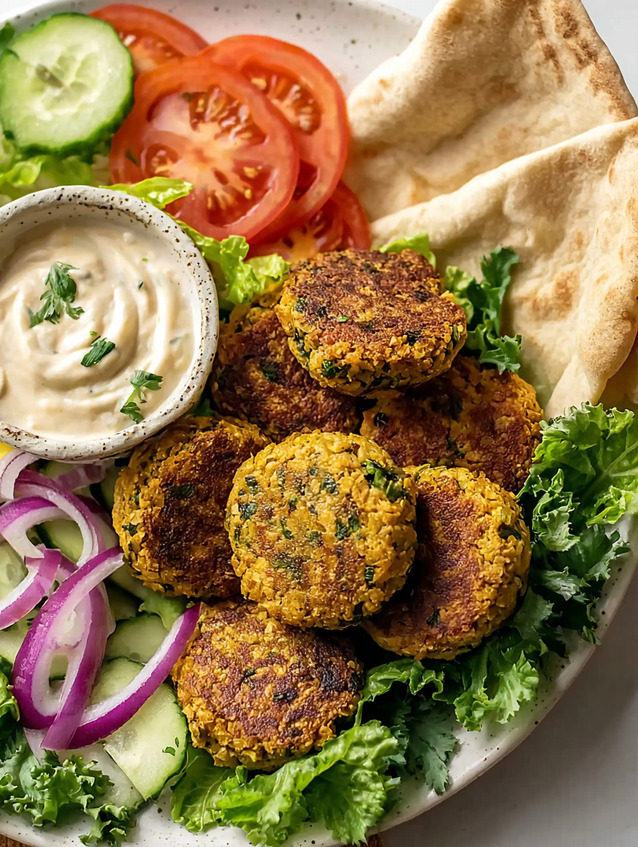 A plate of food with a bowl of sauce.