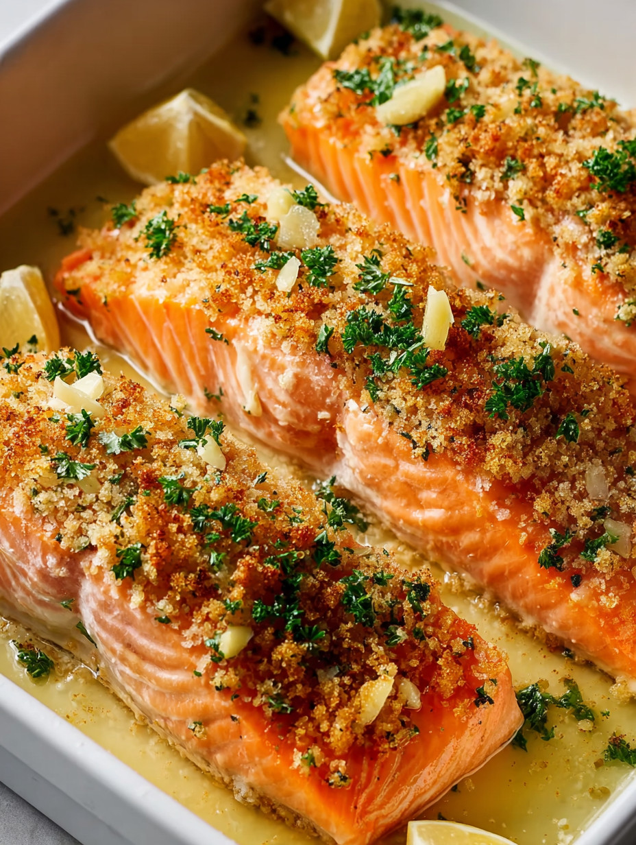 A plate of fish with a lemon wedge on top.