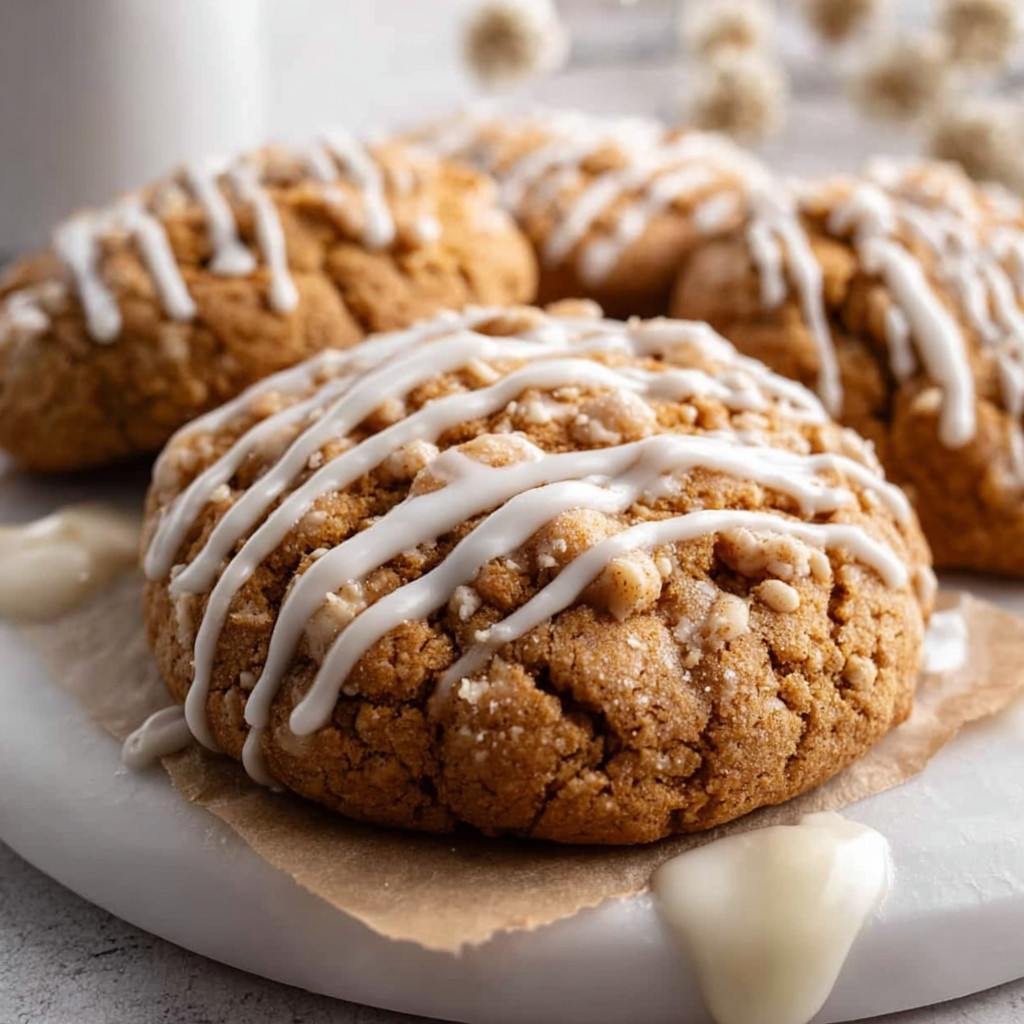 A plate of cookies with white icing.