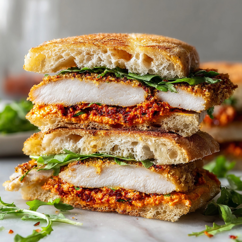 A sandwich with meat and greens.