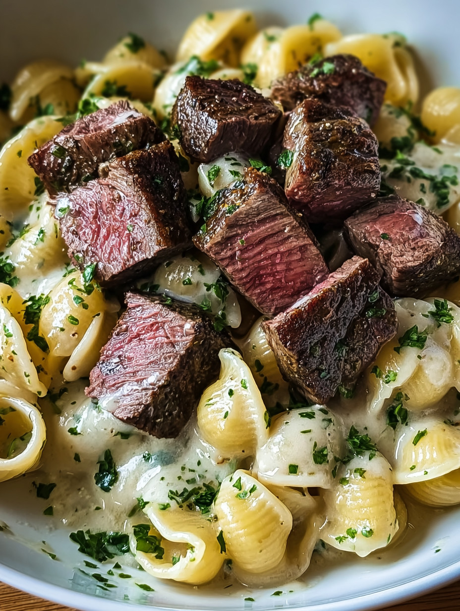 A plate of pasta with meat and cheese.