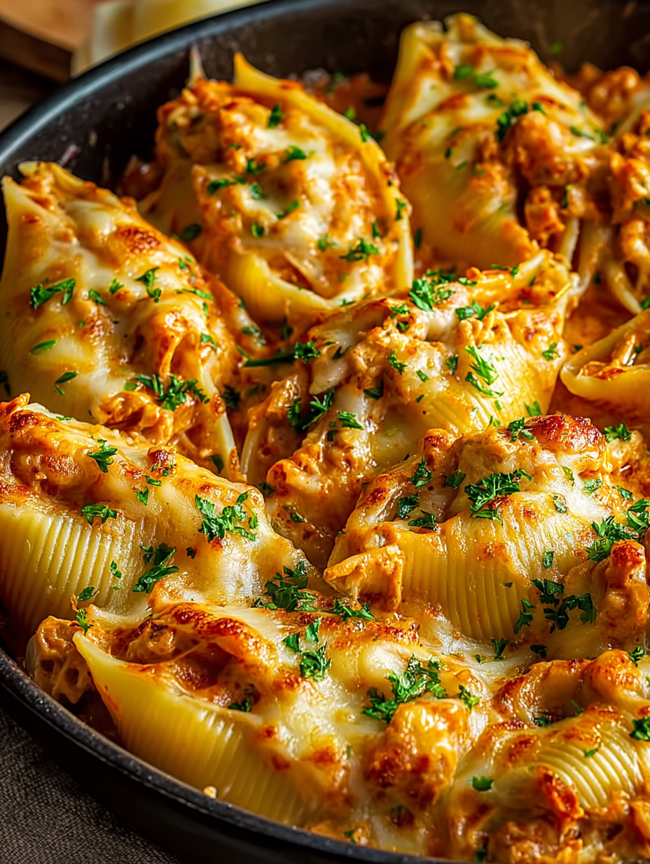 A dish of pasta with meat and cheese.