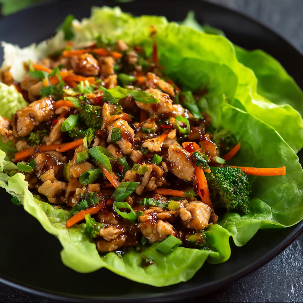 A plate of food with chicken and broccoli.