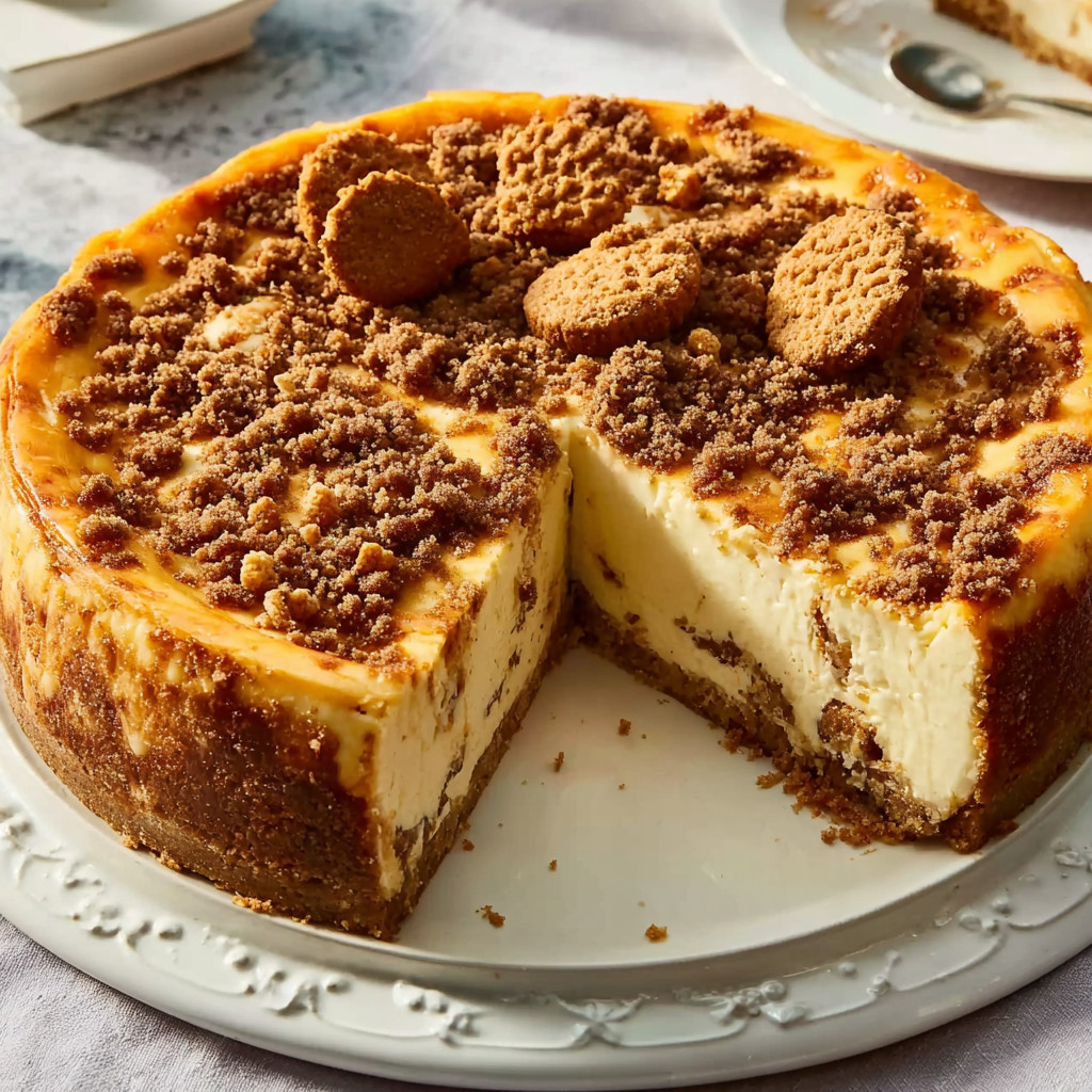 A slice of cake with nuts on top.