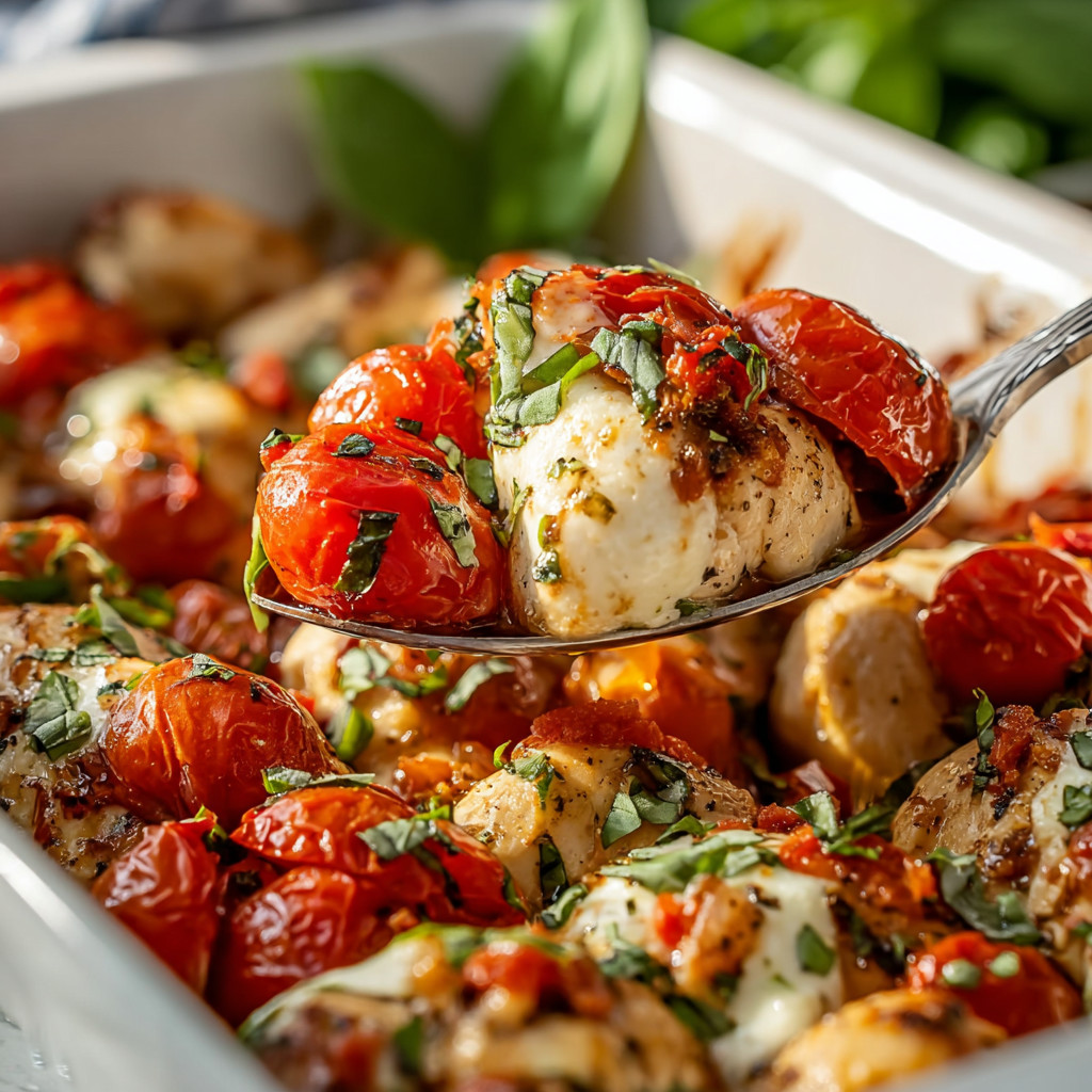 A spoon is in a bowl of food.