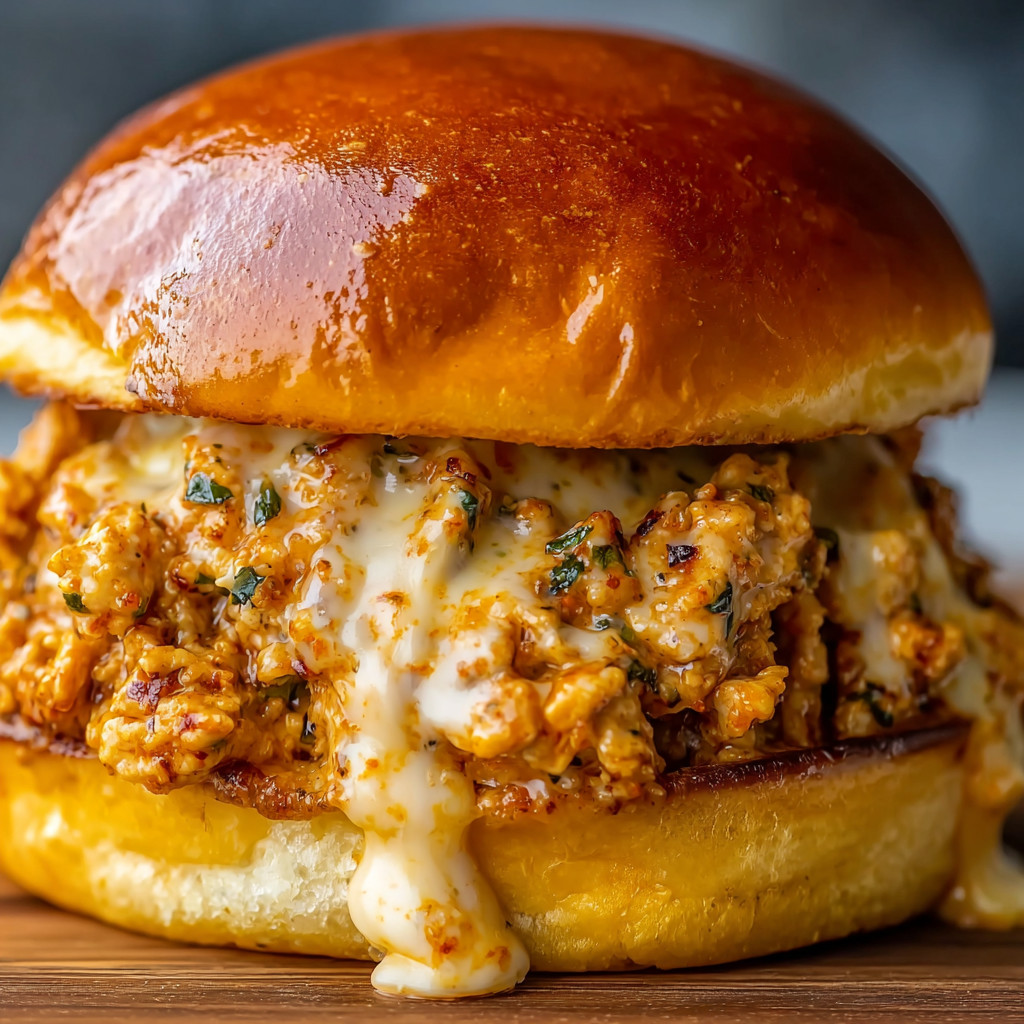 A burger with cheese and meat on a bun.