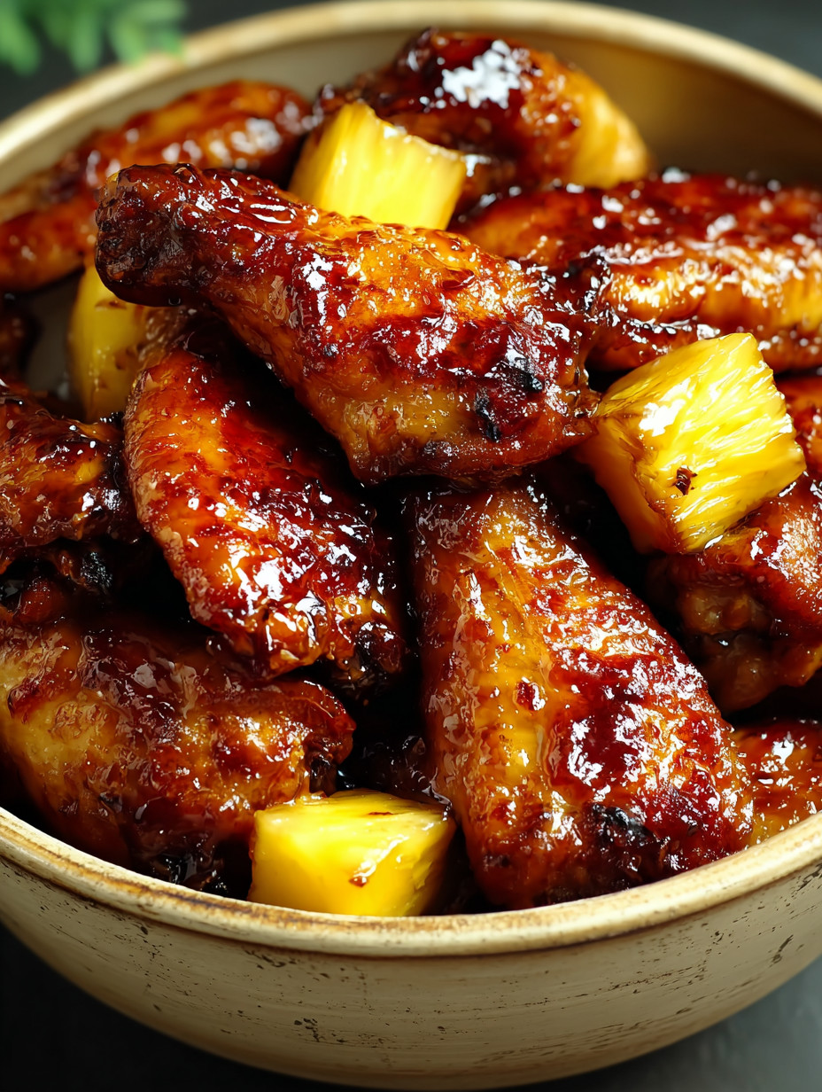 A bowl of chicken wings with a sauce.