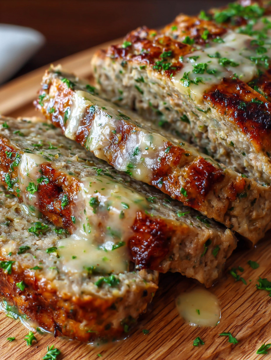 A piece of meat with cheese on it.