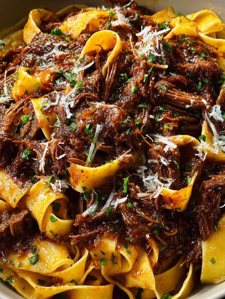 A close up of a delicious meal of pasta and meat.
