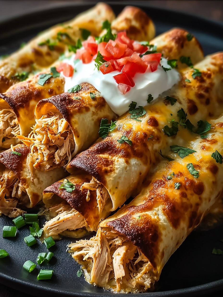 A plate of food with a white sauce on top.