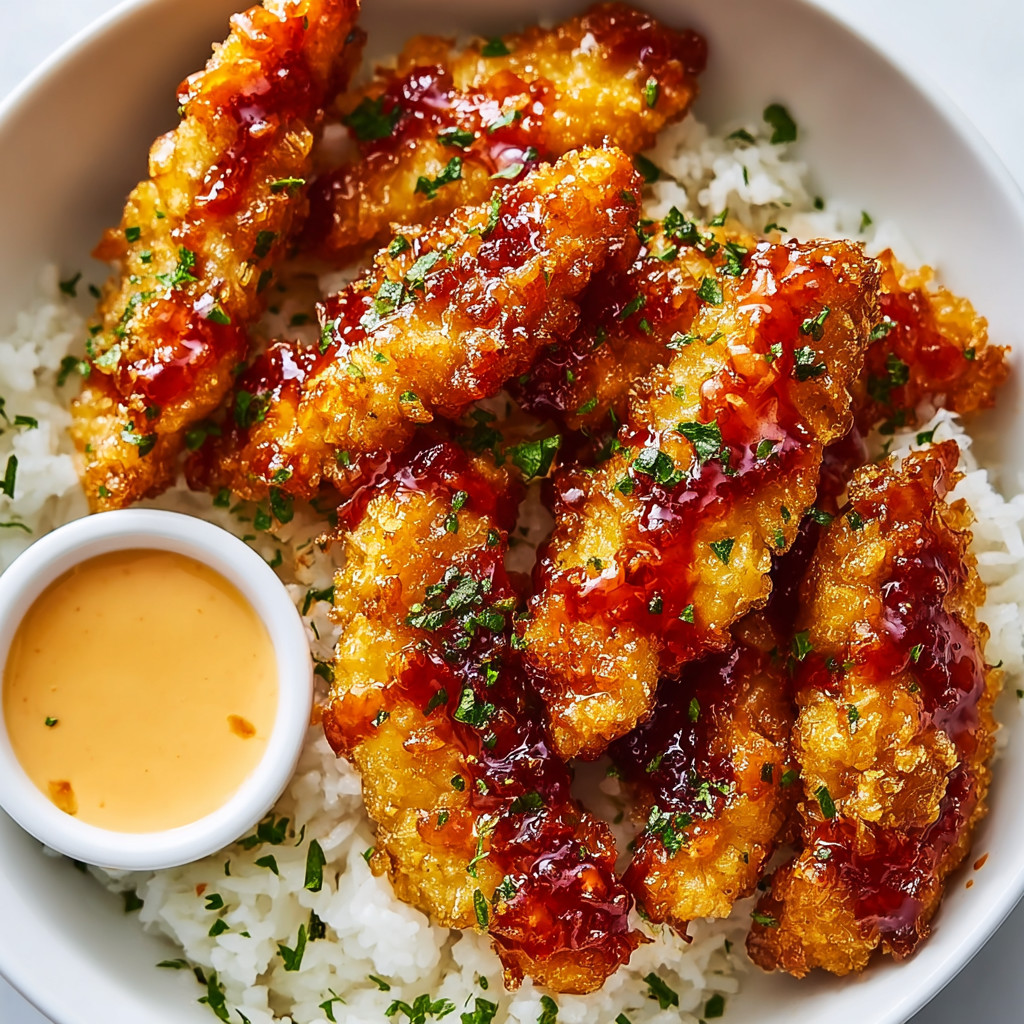 A bowl of food with chicken and rice.