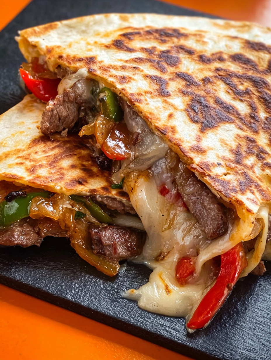 A burrito with meat and cheese.