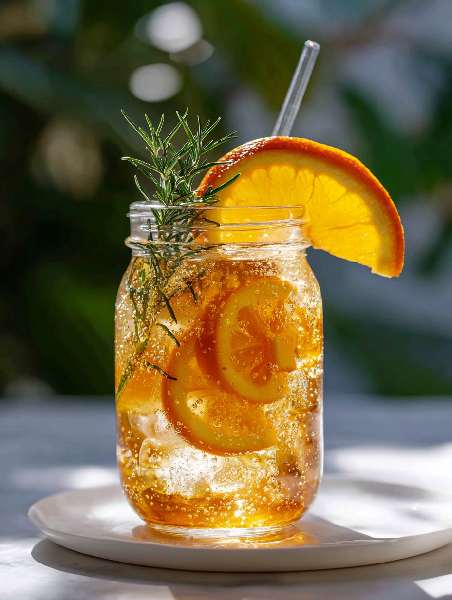 A glass of lemonade with a lemon slice in it.