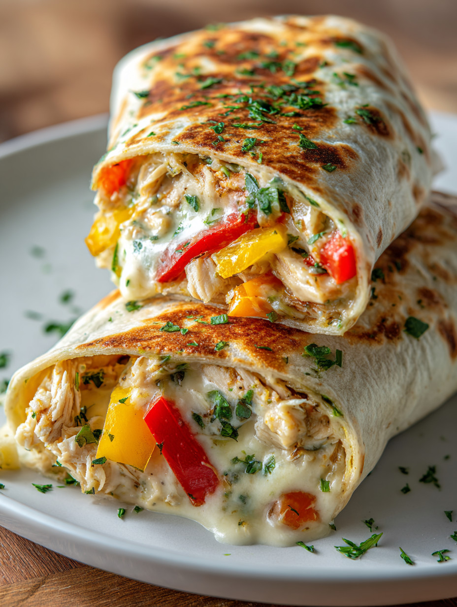 A plate with a burrito on it.