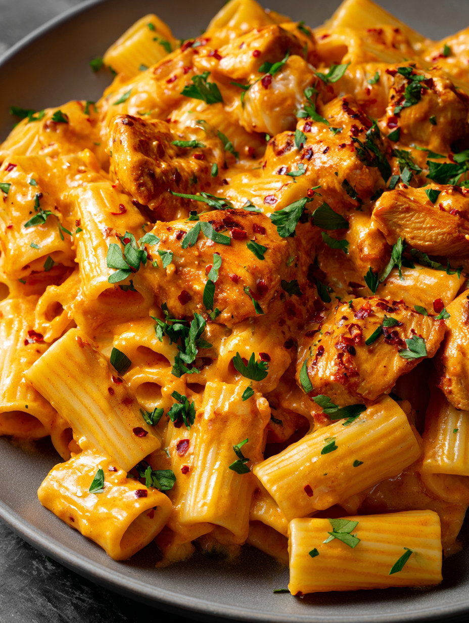 A plate of pasta with meat and cheese.