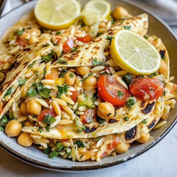 A bowl of food with tomatoes, beans, and limes.
