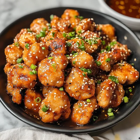 A bowl of food with a sauce.
