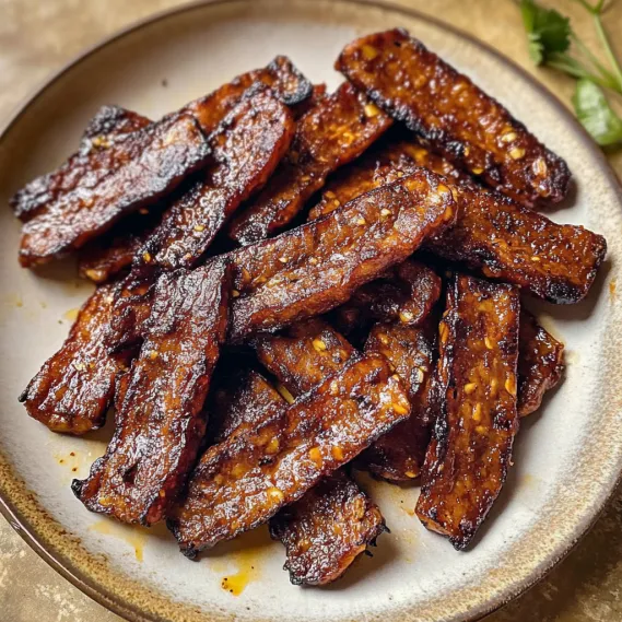 A plate of food with a brown sauce.