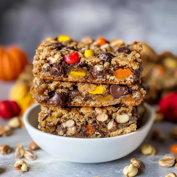 A bowl of candy bars.