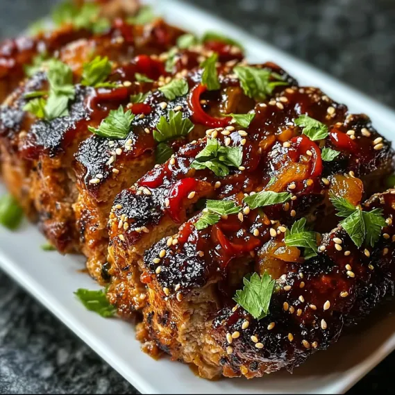 A plate of food with a sauce on it.