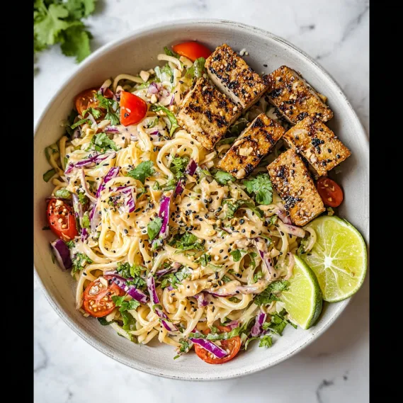 A bowl of noodles with vegetables and meat.