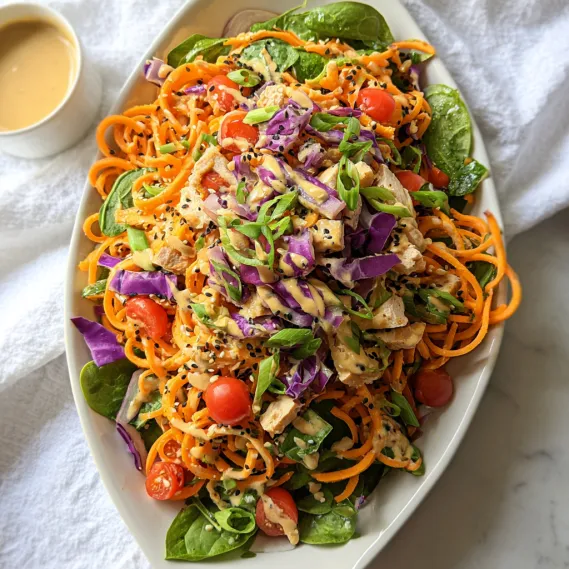 A plate of food with noodles, tomatoes, and greens.