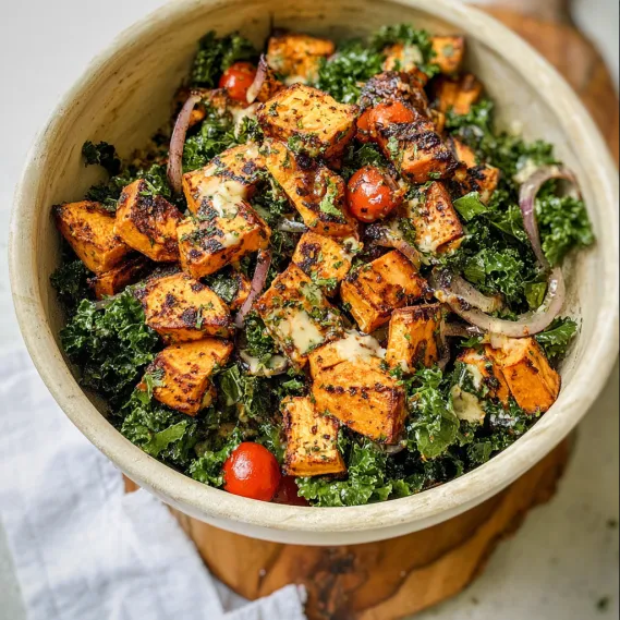 A bowl of food with a variety of vegetables.