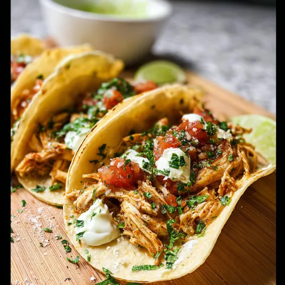 Two tacos with meat and tomatoes.