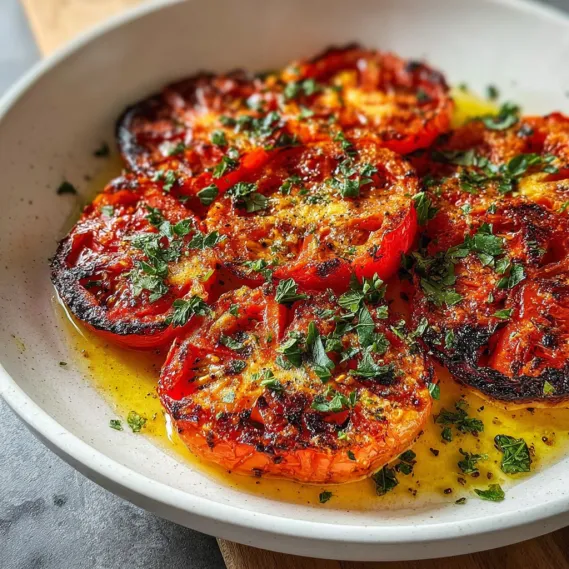 A white bowl filled with sliced tomatoes.