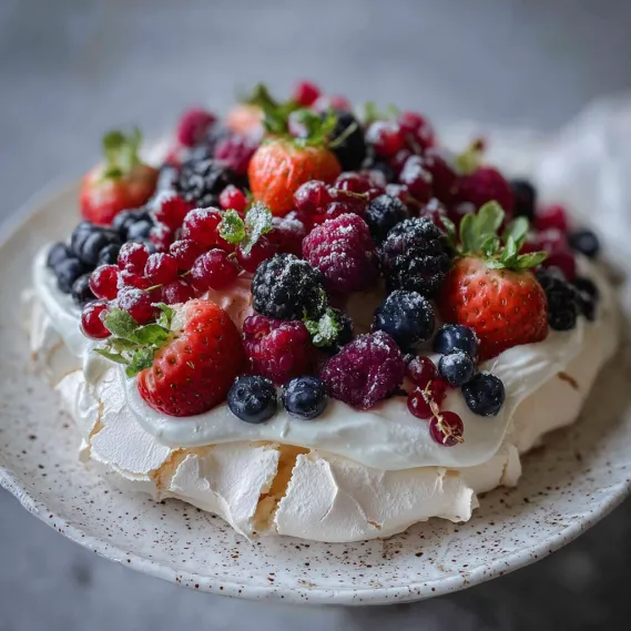 A plate of fruit with berries and strawberries.