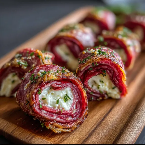 A plate of meat wrapped in bacon.