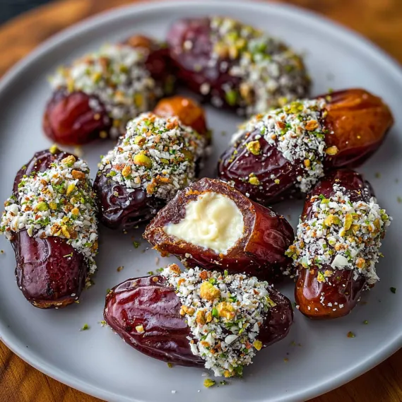 A plate of food with a white substance on top.
